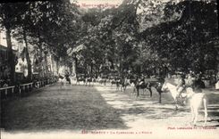 CPA Cheval Chevaux Hippisme Soreze Un carrousel a l'ecole