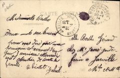 Postal Caballo Caballos Hípica Montier en DER Remonta Paseo