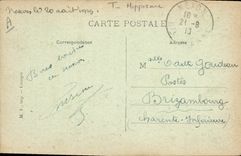 Postal Caballo Caballos Hípica Nexon el castillo los caballos de carreras