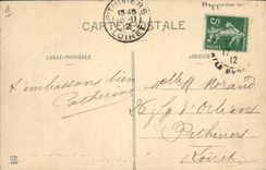 CPA Cheval Chevaux Hippisme Tarbes Les haras Habitation de direction