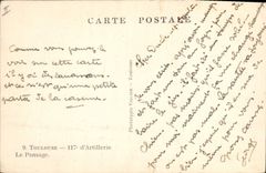 CPA Cheval Chevaux Hippisme Toulouse 117eme d'artillerie Le pansage