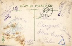 CPA Corrida Course de taureaux Chute du picador 