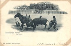 Postal Corrida Curso de toros Corrida de Toros un Quite