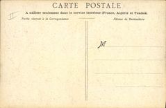 Vintage Postcard Warship Pothuau Croiseur Armours