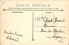 CPA Bateau de Guerre Patrie Cuirasse a tourelles Avion Aviation