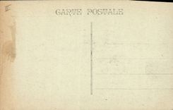 Vintage Postcard Warship Armours Fatherland moving by heavy weather