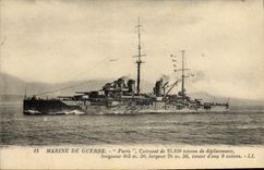 CPA Bateau de Guerre Paris Cuirasse