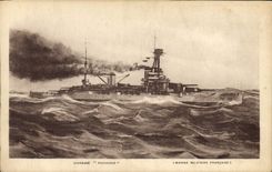 CPA Bateau de Guerre Cuirasse Provence