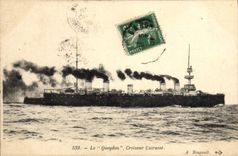 CPA Bateau de Guerre Le Queydon Croiseur Cuirasse