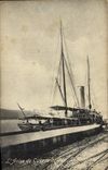 Vintage Postcard Warship the sloop of war the Pacific
