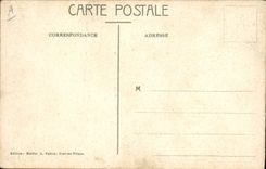 Vintage Postcard Warship the sloop of war the Pacific