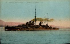 CPA Bateau de Guerre Paris Cuirasse