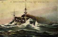 Vintage Postcard Warship the Armor Fatherland by heavy weather