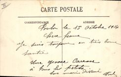 Vintage Postcard Warship the Armor Fatherland by heavy weather