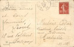 CPA Fantaisie Homme (en relief) 