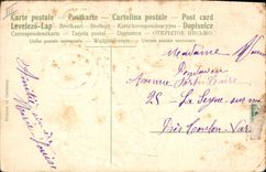 CPA Fantaisie Fleurs Enfant Automobile 