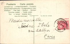 Vintage Postcard Fantasy Child wife Folklore