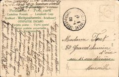 CPA Fantaisie Fleurs Enfant 