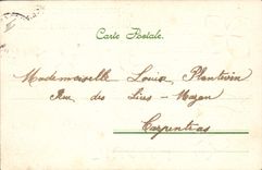 CPA Fantaisie Fleurs Poissons 1er Avril 