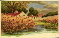 CPA Fantaisie Paysage 