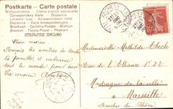 CPA Fantaisie Fleurs Joyeux Noel 