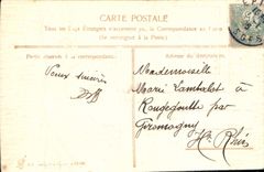 CPA Fantaisie Fleurs Fer a cheval 