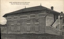 CPA Soie artificielle du Sud Est Type de maison de la Cite Jardin 