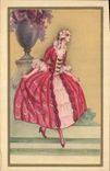 CPA Fantaisie Illustrateur Femme 