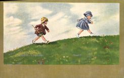 CPA Fantaisie Illustrateur Enfants 