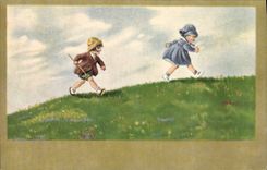 CPA Fantaisie Illustrateur Enfants 