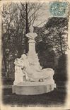 CPA Paris Parc Monceau Statue de Guy de Maupassant 
