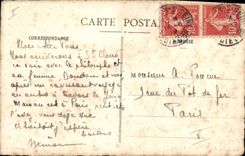 Vintage Postcard Langres Room Guyot of Giey Root