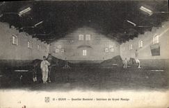 CPA Cheval Equitation Hippisme Dijon Quartier Heudelet Interieur du grand manege