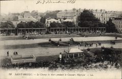 CPA Cheval Equitation Hippisme Saint Brieuc Le champ de Mars pendant le concours hippique
