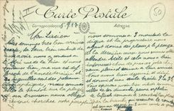 Postal Caballo Equitación Hípica el Touquet París Gama el concurso hípico