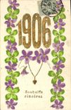 Vintage Postcard Fantasy Year 1906 Flowers