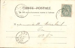 Vintage Postcard Fantasy Woman 4 seasons Spring