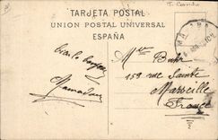 CPA Corrida Course de taureaux Tirandose a matar