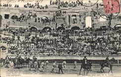 CPA Corrida Course de taureaux Nimes