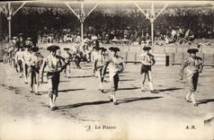 CPA Corrida Course de taureaux Le paseo