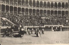 CPA Corrida Course de taureaux 