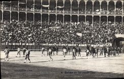 CPA Corrida Course de taureaux Salida de las cuadrillas