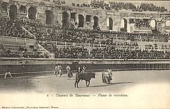 CPA Corrida Course de taureaux Passe de manteau