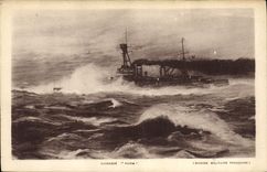 Vintage Postcard Warship Armours Patris