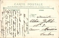 CPA Bateau de Guerre Patrie Cuirasse a tourelles Vaisseau Amiral