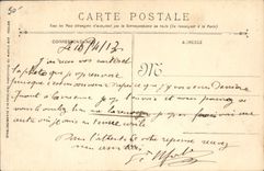 CPA Bateau de Guerre Patrie Cuirasse a tourelles