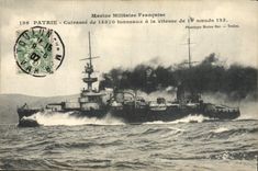 CPA Bateau de Guerre Patrie Cuirasse 