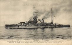 CPA Bateau de Guerre Provence Cuirasse d'escadre