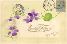 CPA Fantaisie Fleurs 