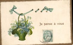 CPA Fantaisie Fleurs 